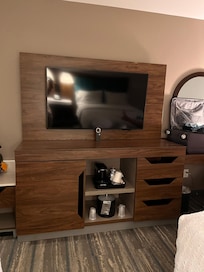 Nice TV, refrigerator