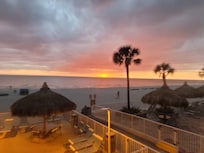 Sunset view from balcony