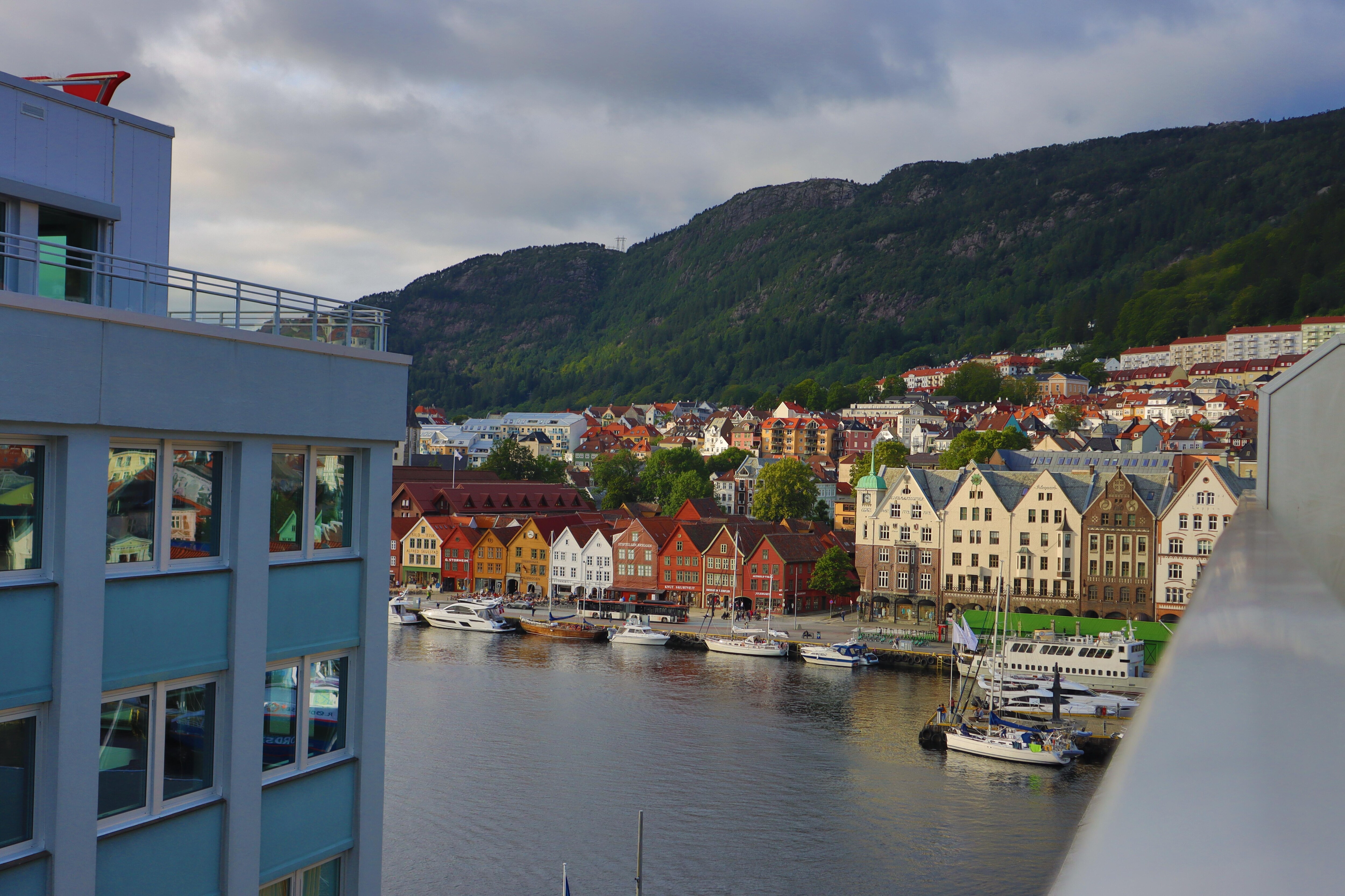 Blick vom Balkon