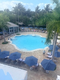 View from our room.