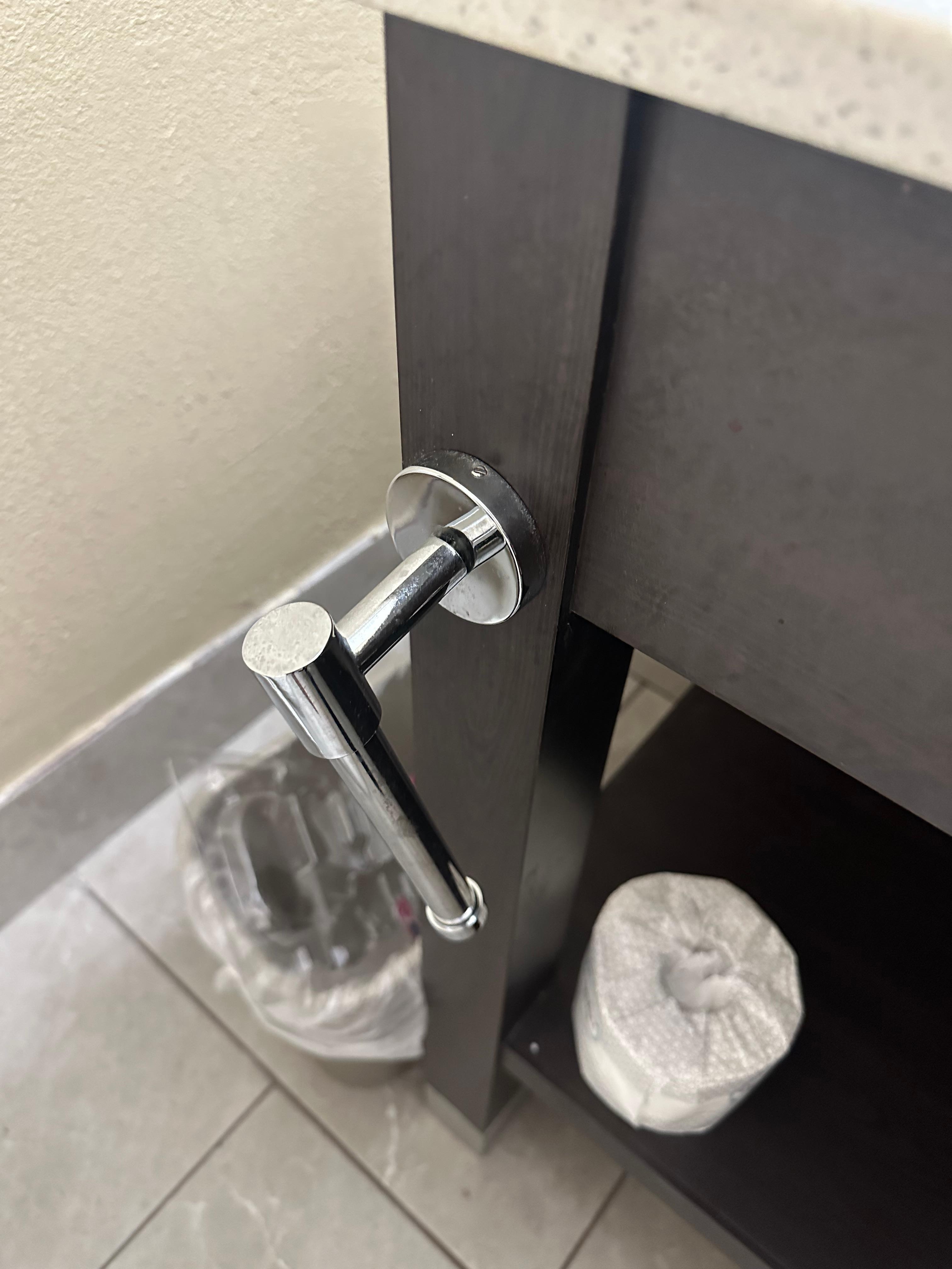 Broken Toilet Paper Holder