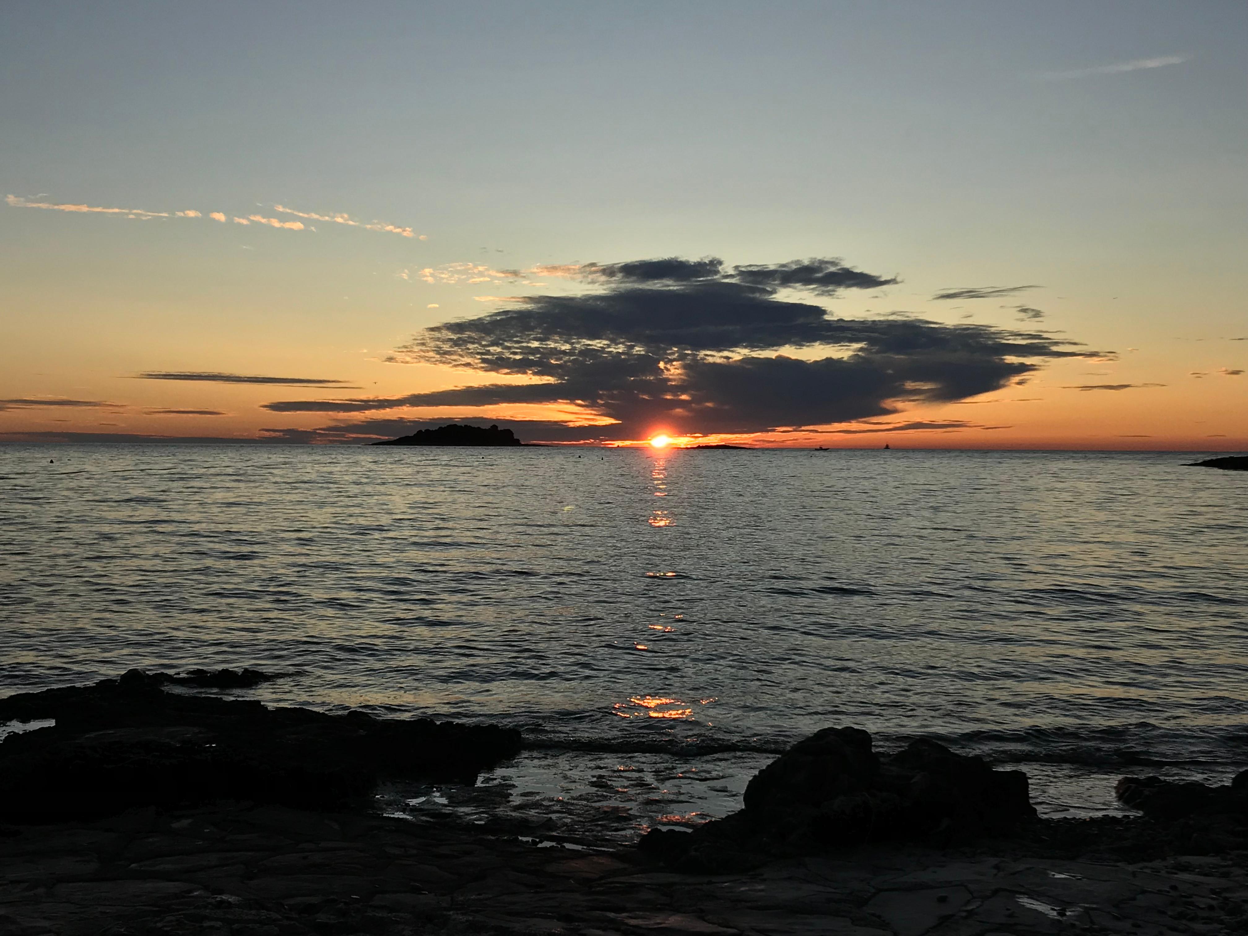 Sonnenuntergang am Strand