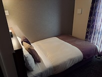 The bed in our room