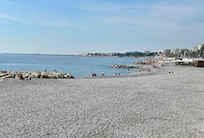 Beach across the street