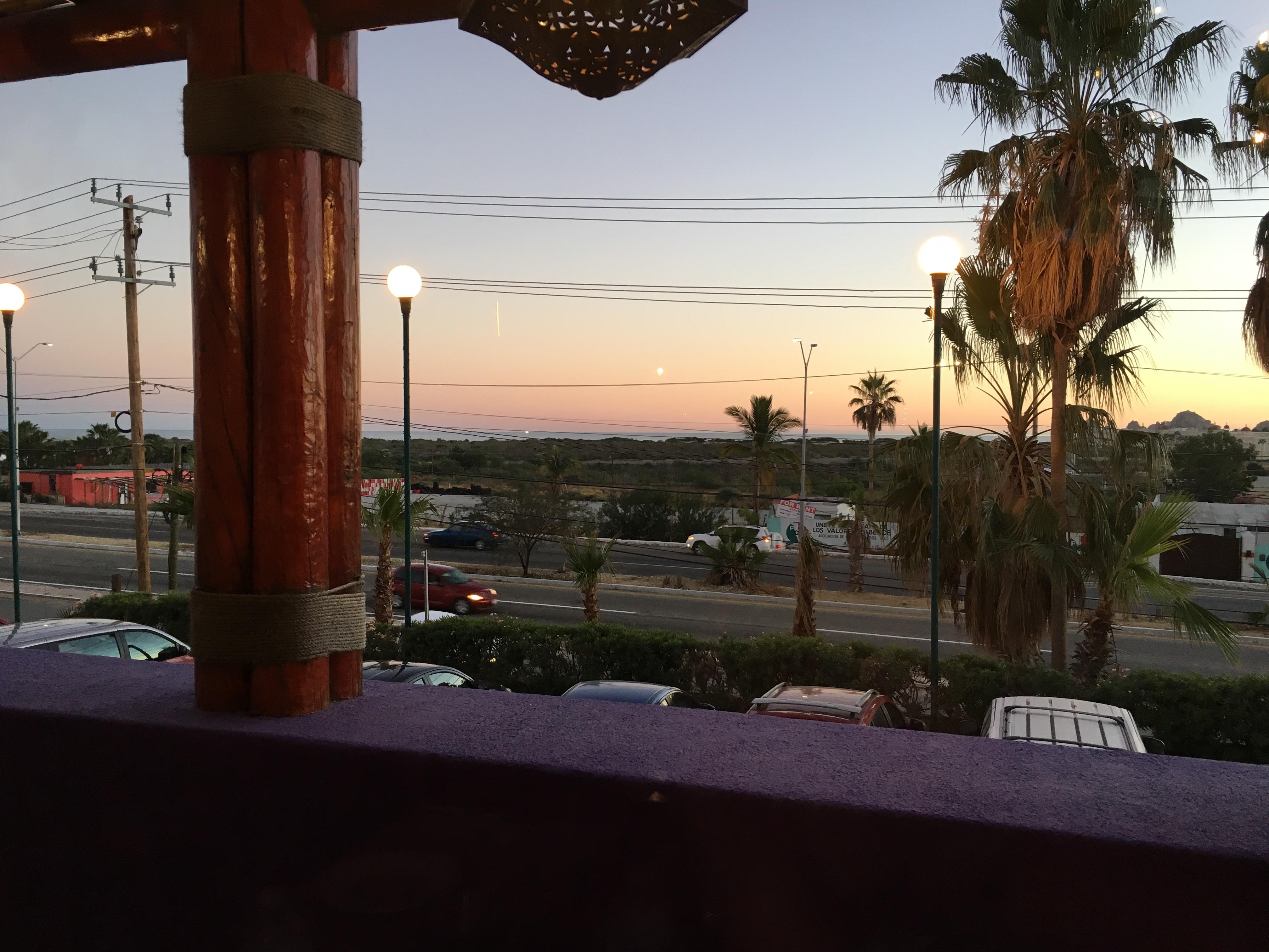 View from the Hotel Restaurant