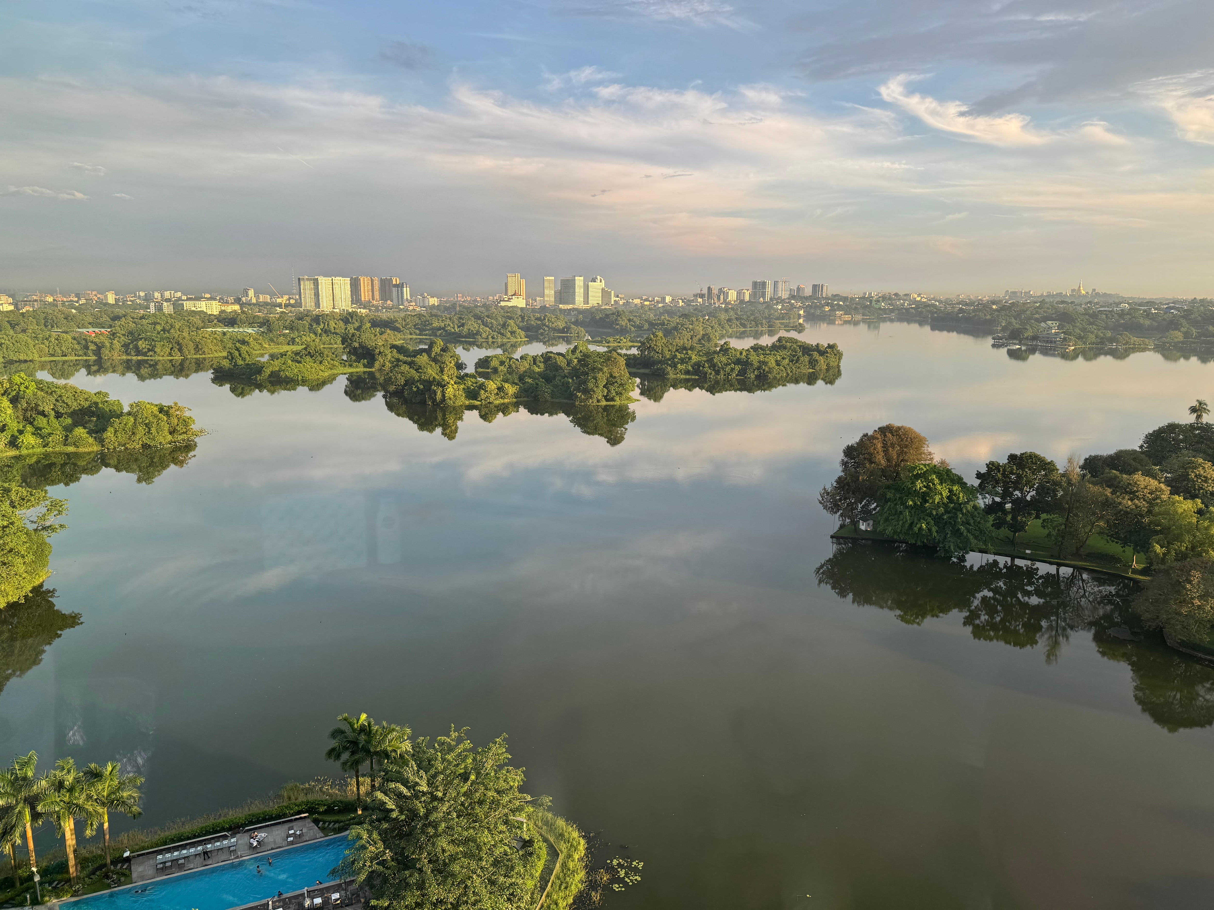 Wunderschöne Aussicht aus dem Zimmer