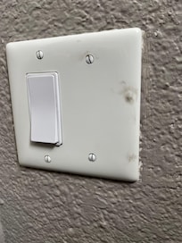 Dirt or burn marks on switch