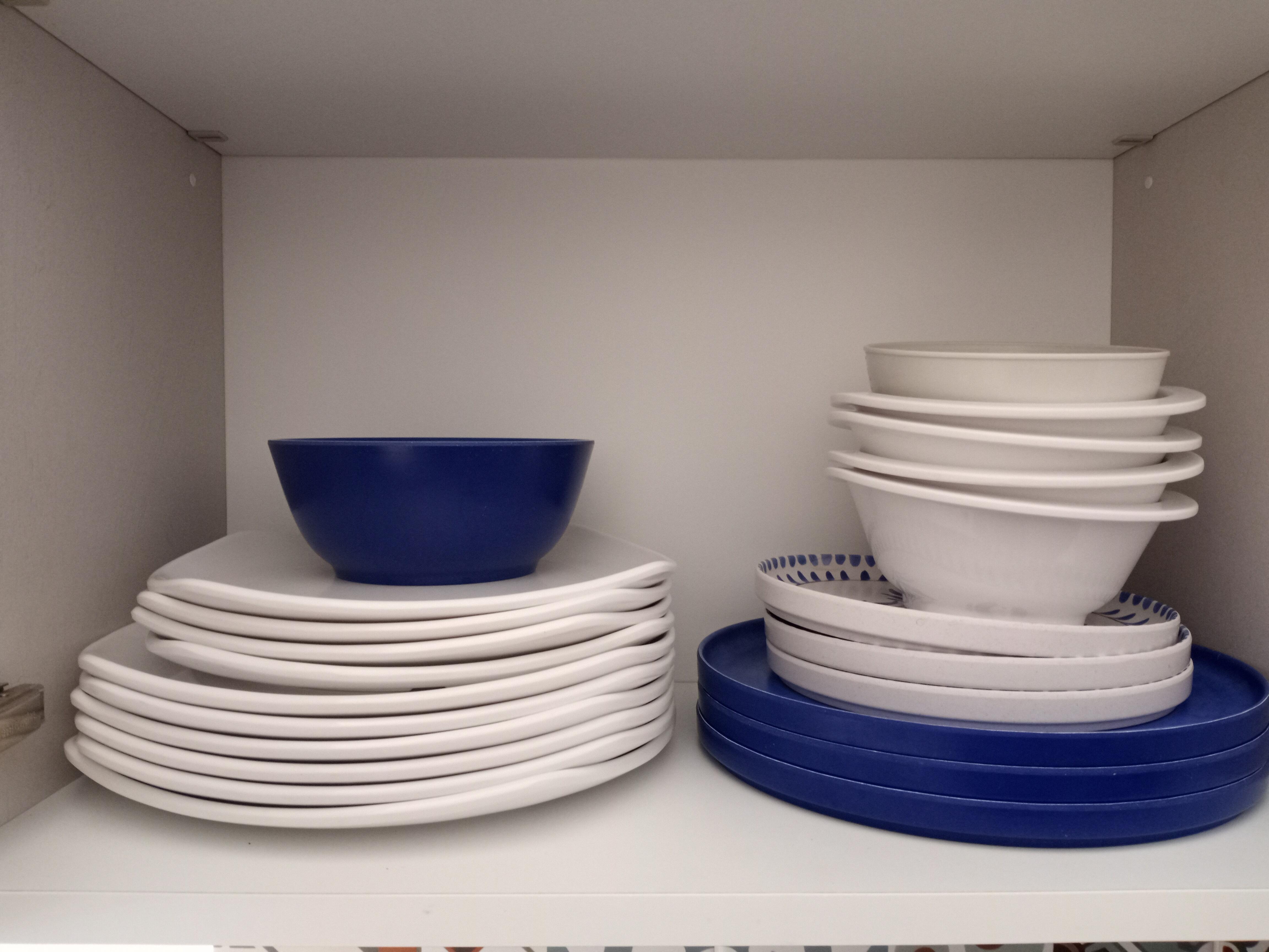Plastic dishes