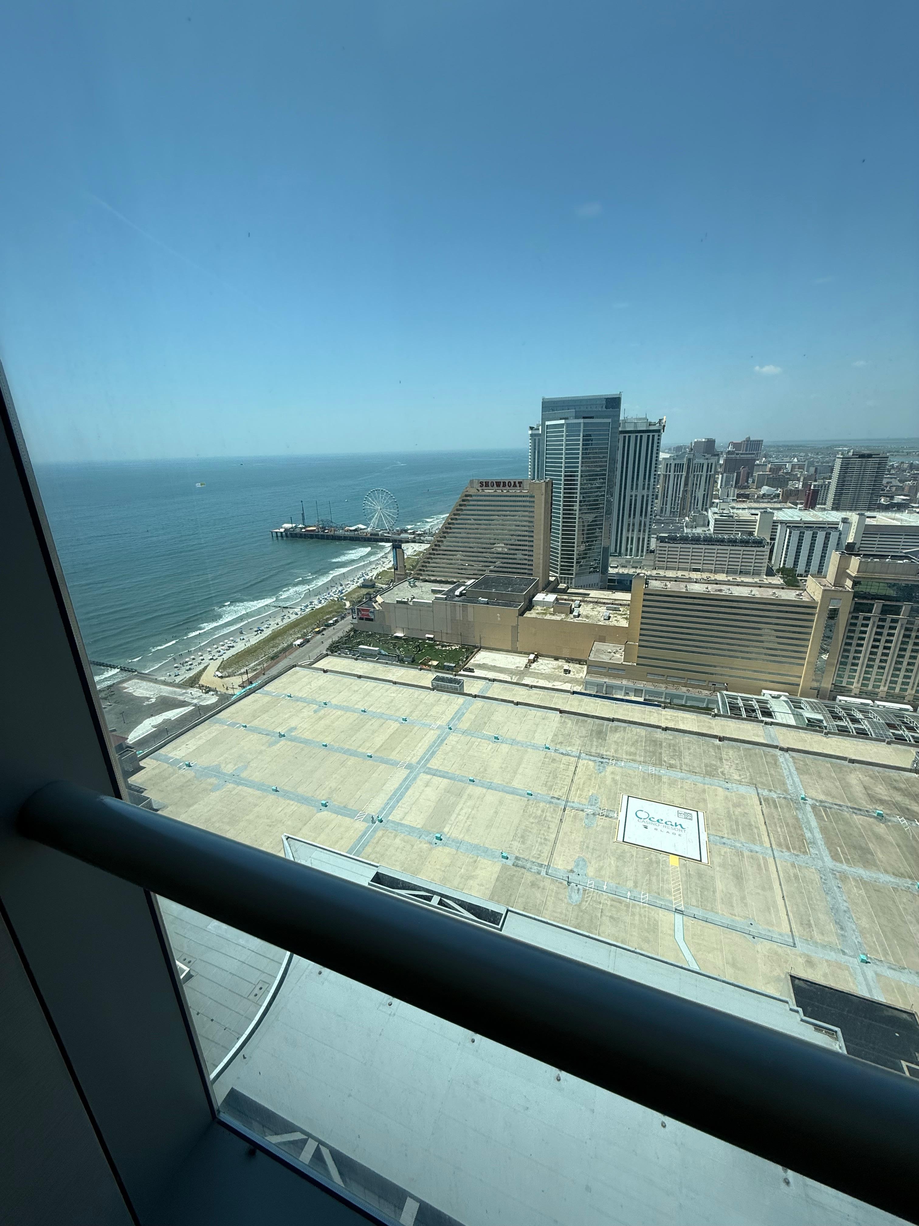 View from elevator lobby
