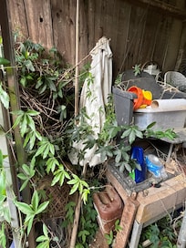 Spare parasol found in barn