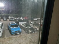 2 of 4 squad cars during police arrest and shouting, arguing, and public disturbance at 3am