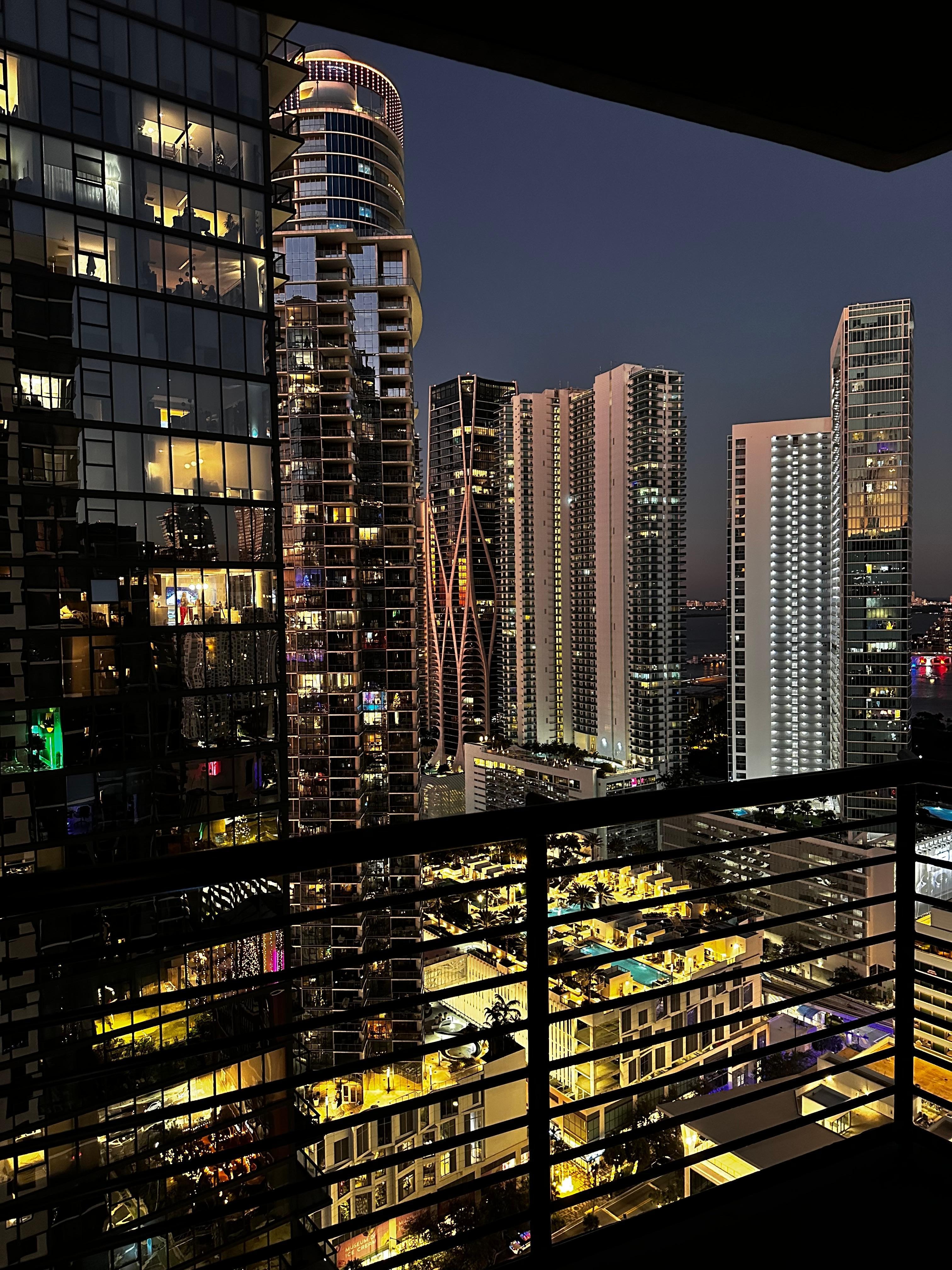 View from our apartment.