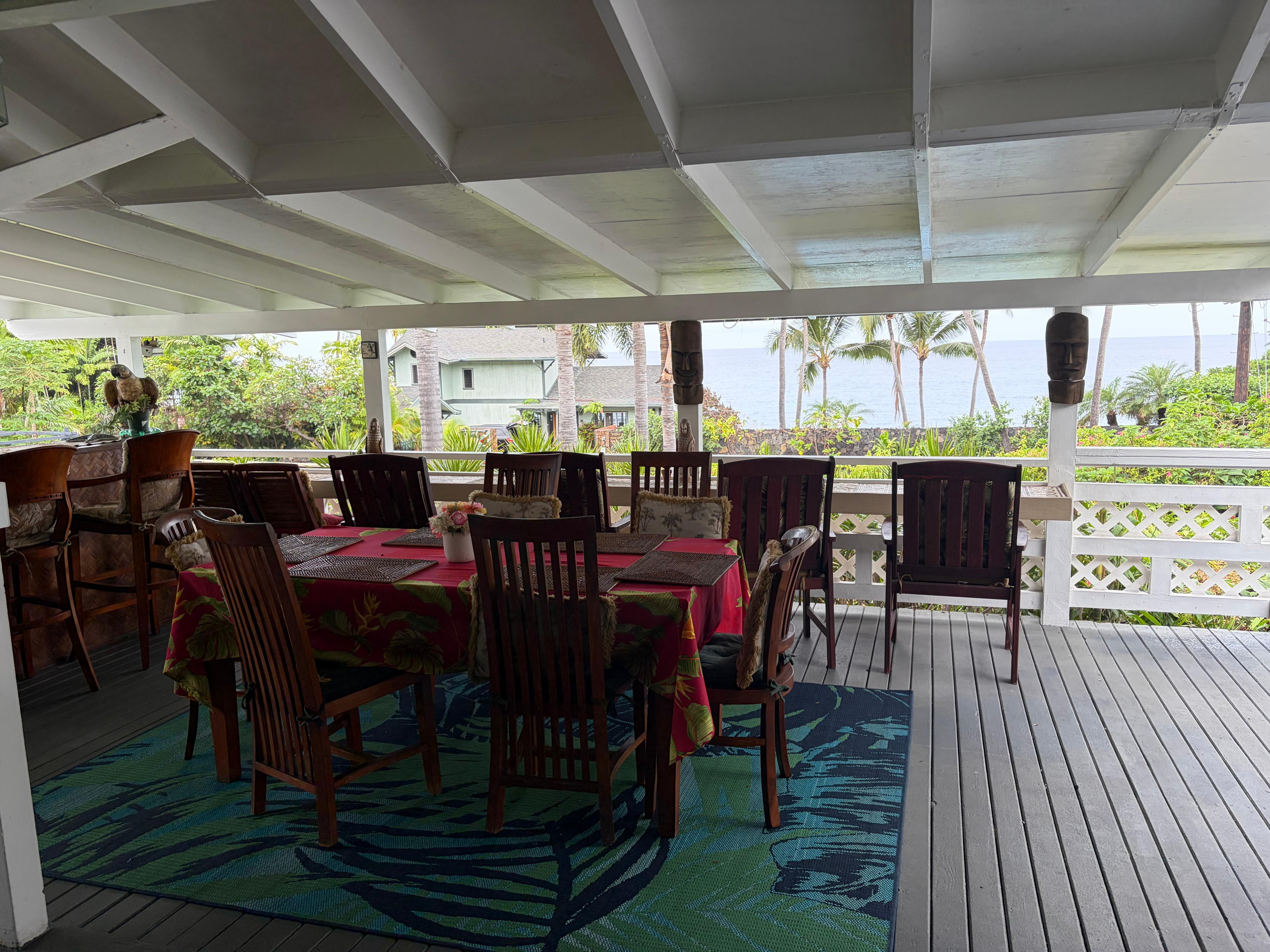 The porch is where we spent the most time!