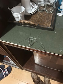 Knust glassplate😞