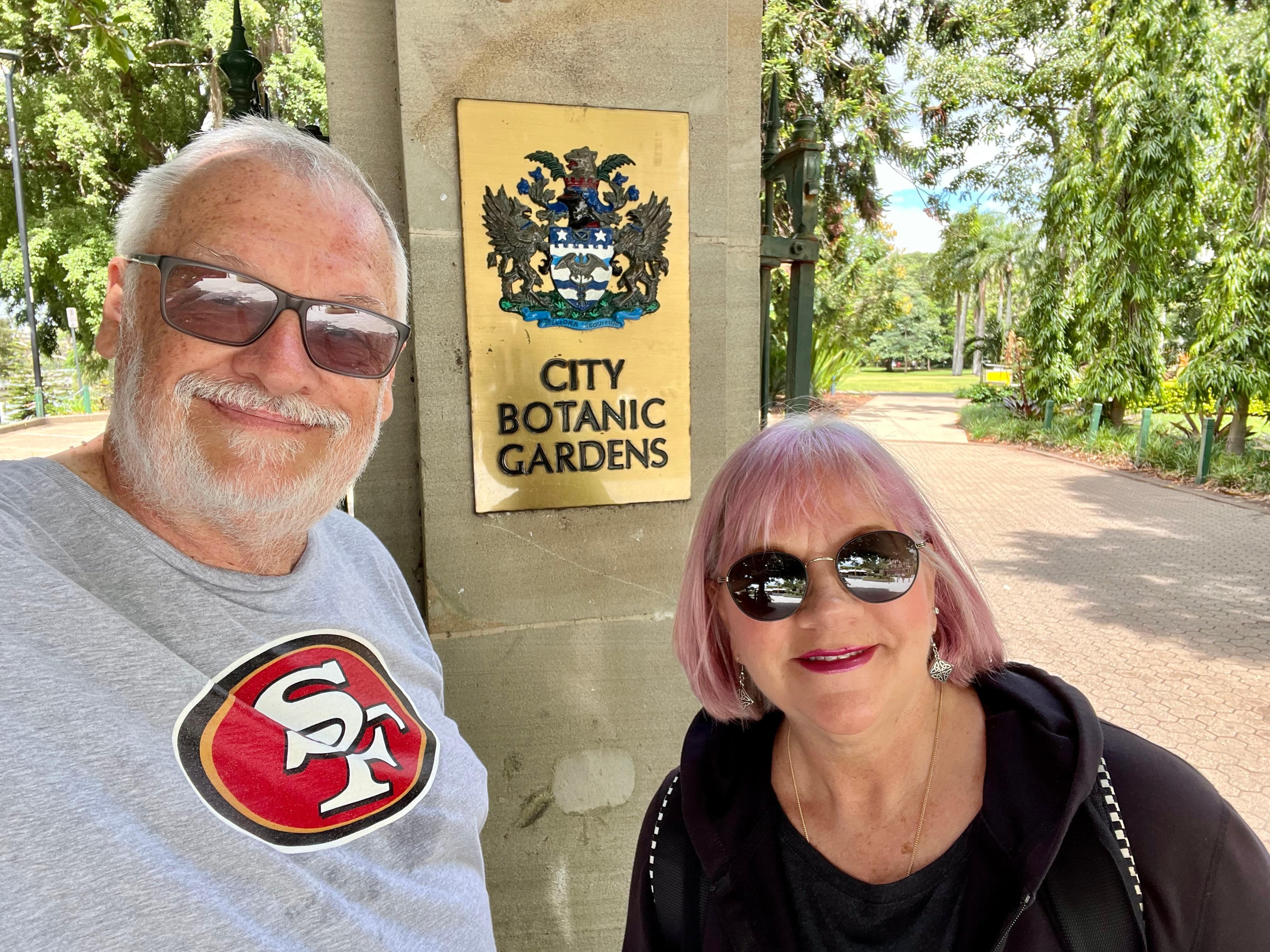 Outside the Park across Street 