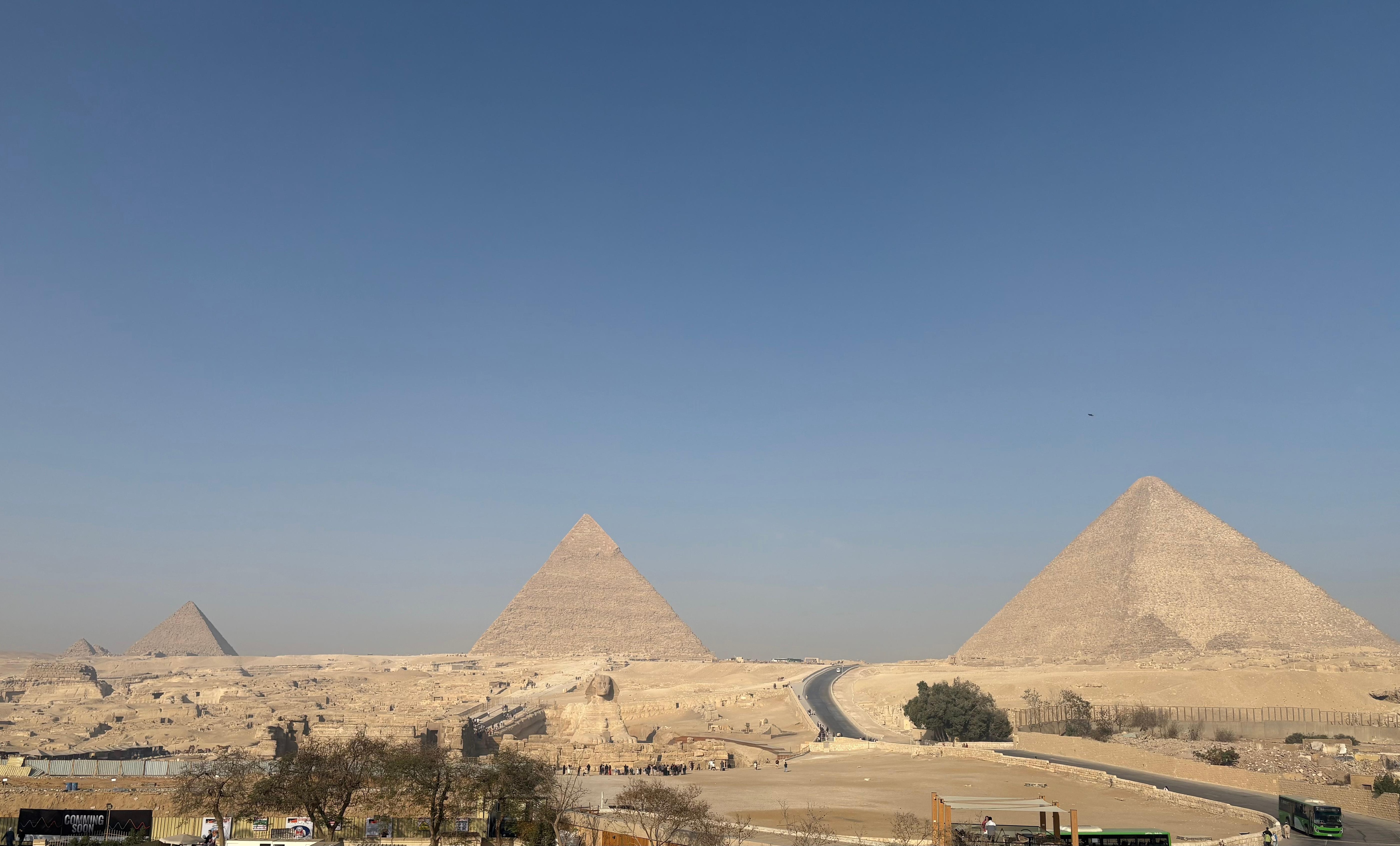 屋上朝食会場からの眺め