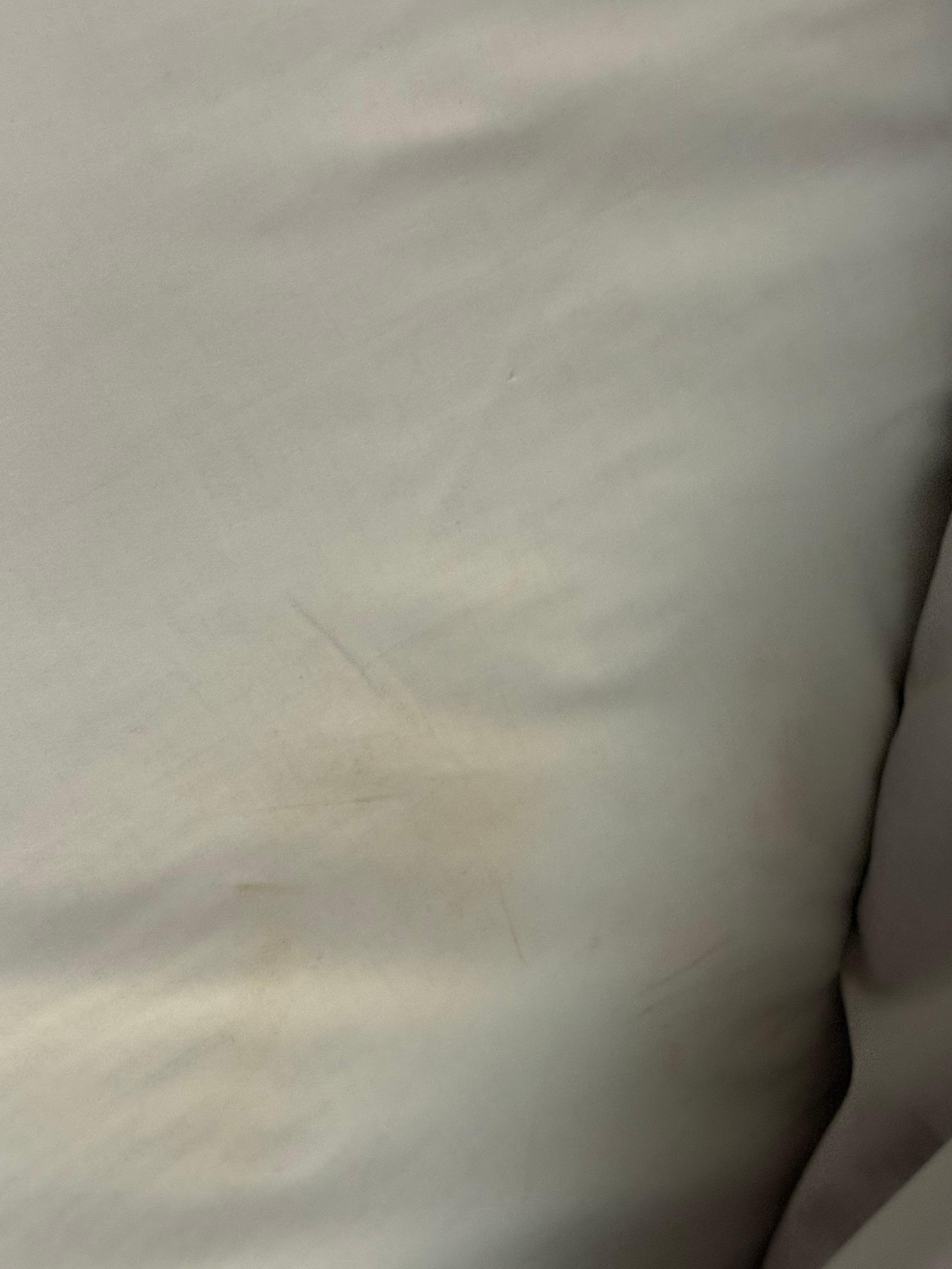 Stains on sheets