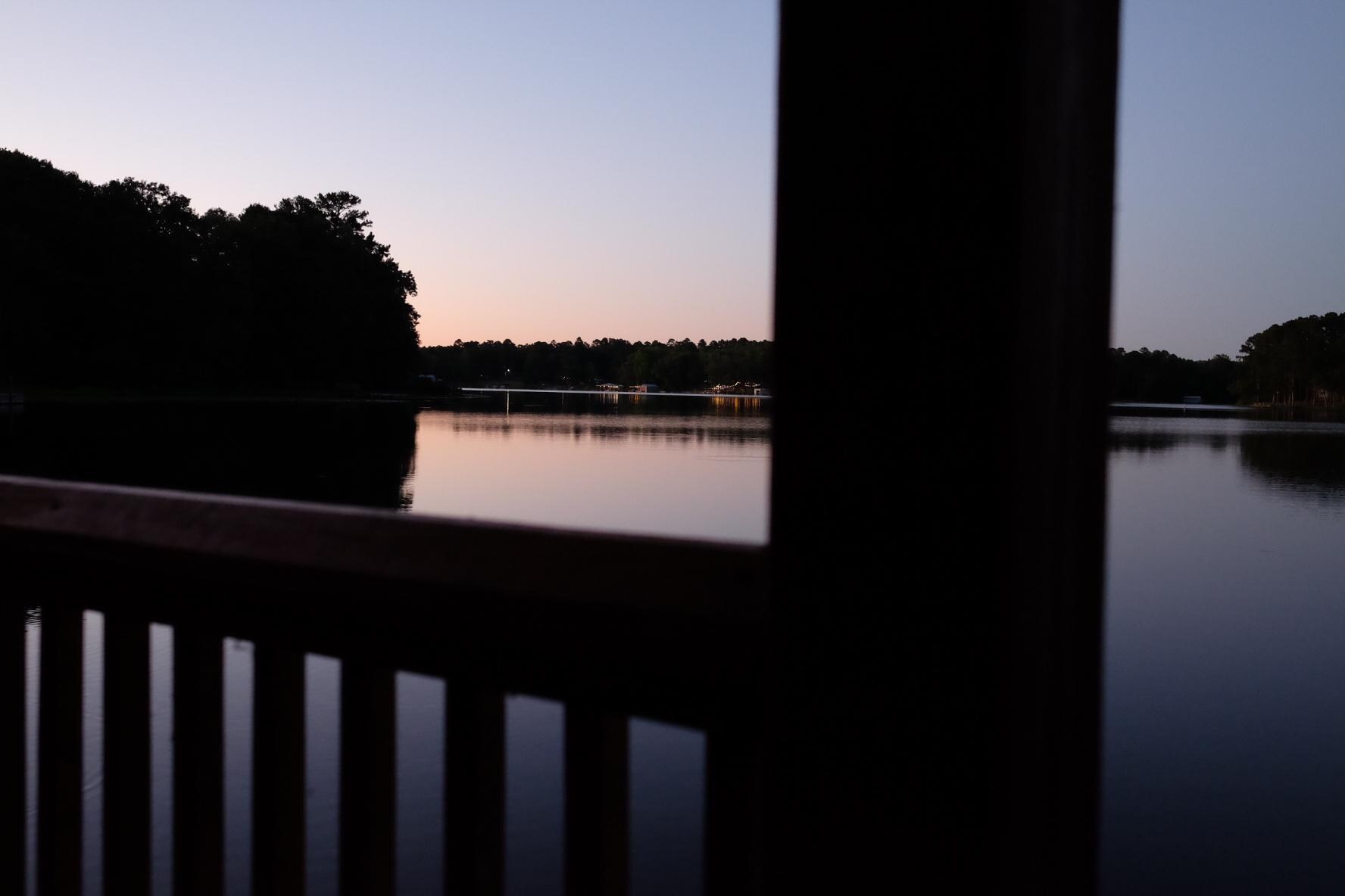 From the dock after sunset.