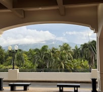 Gorgeous view of the rainforest. El Yunque is 10 minutes away, right cross the way from the resort. The hotel has an Enterprise car rental right on site.