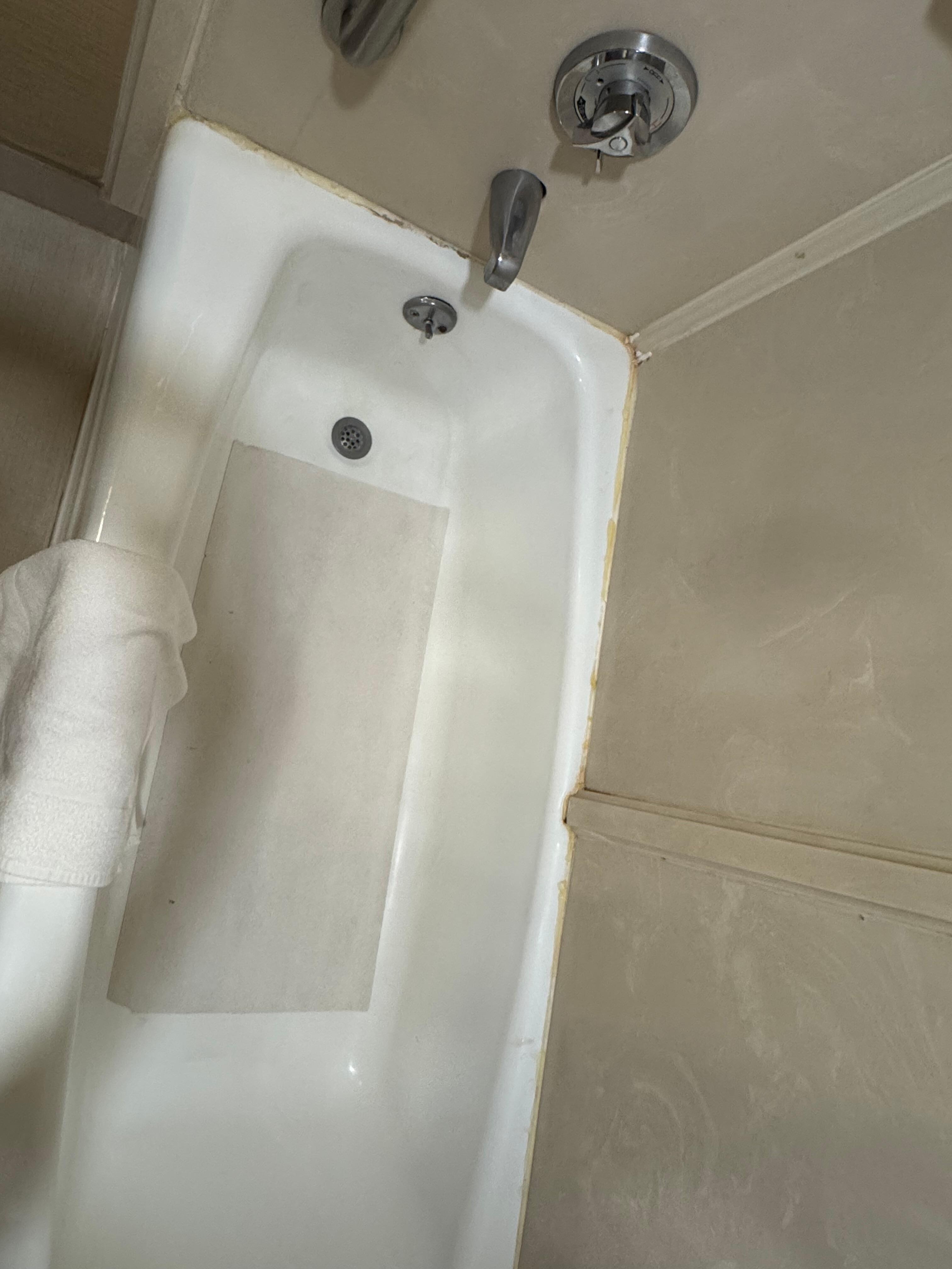 Mold on bath tub 