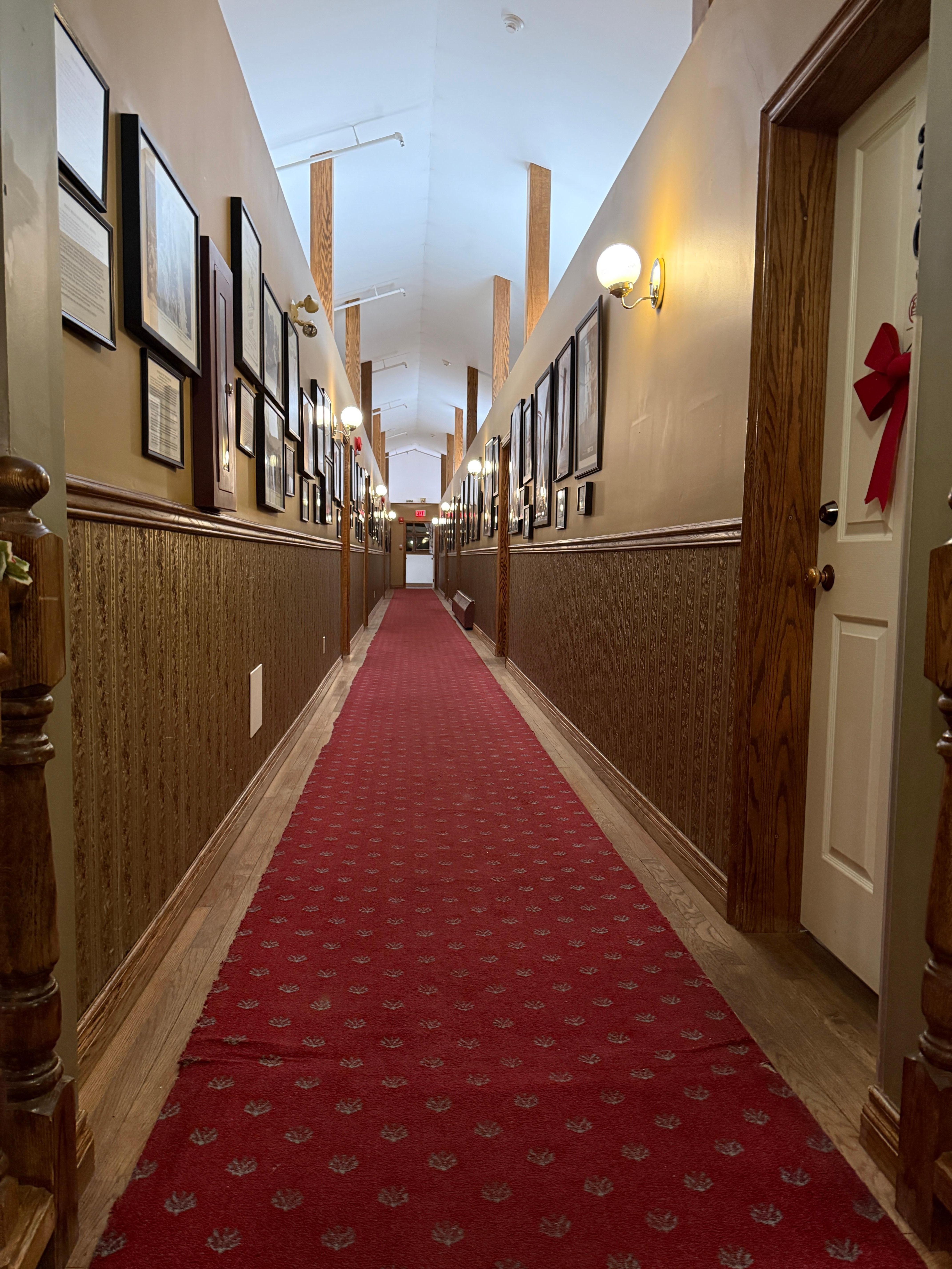 Lot of historical items to look at on the walls