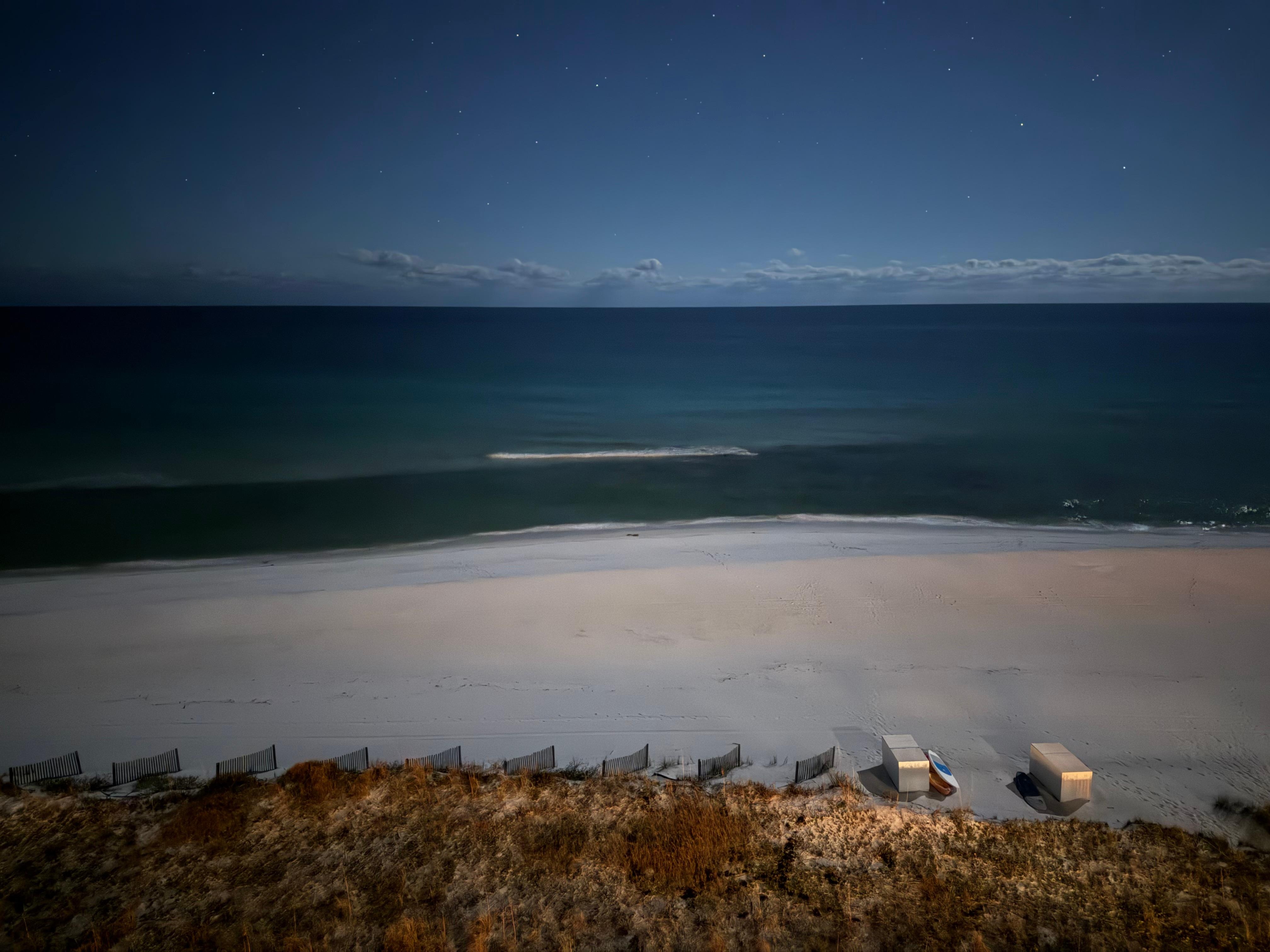 Incredible beach as seen from the balcony 