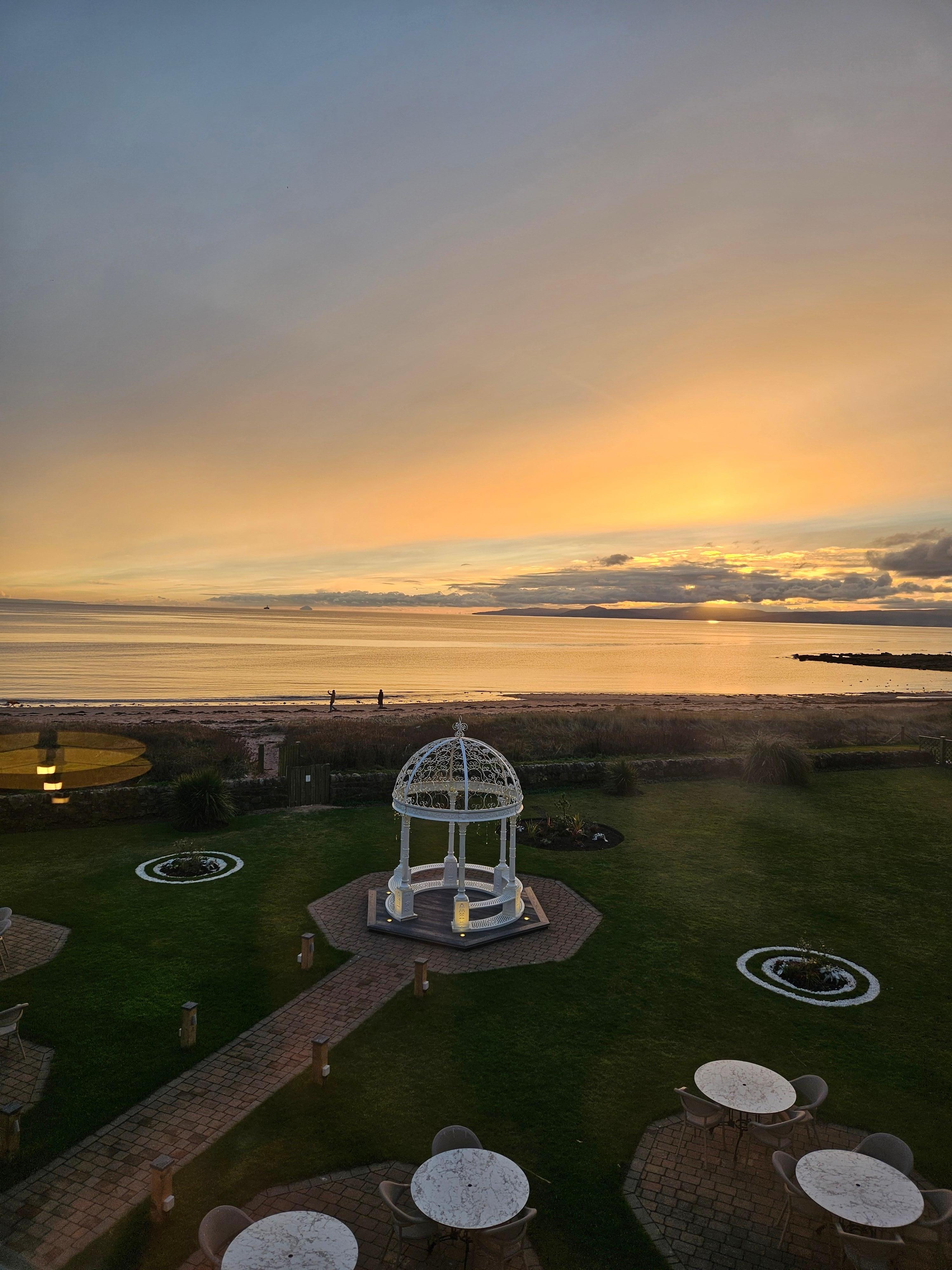 View from deluxe room.