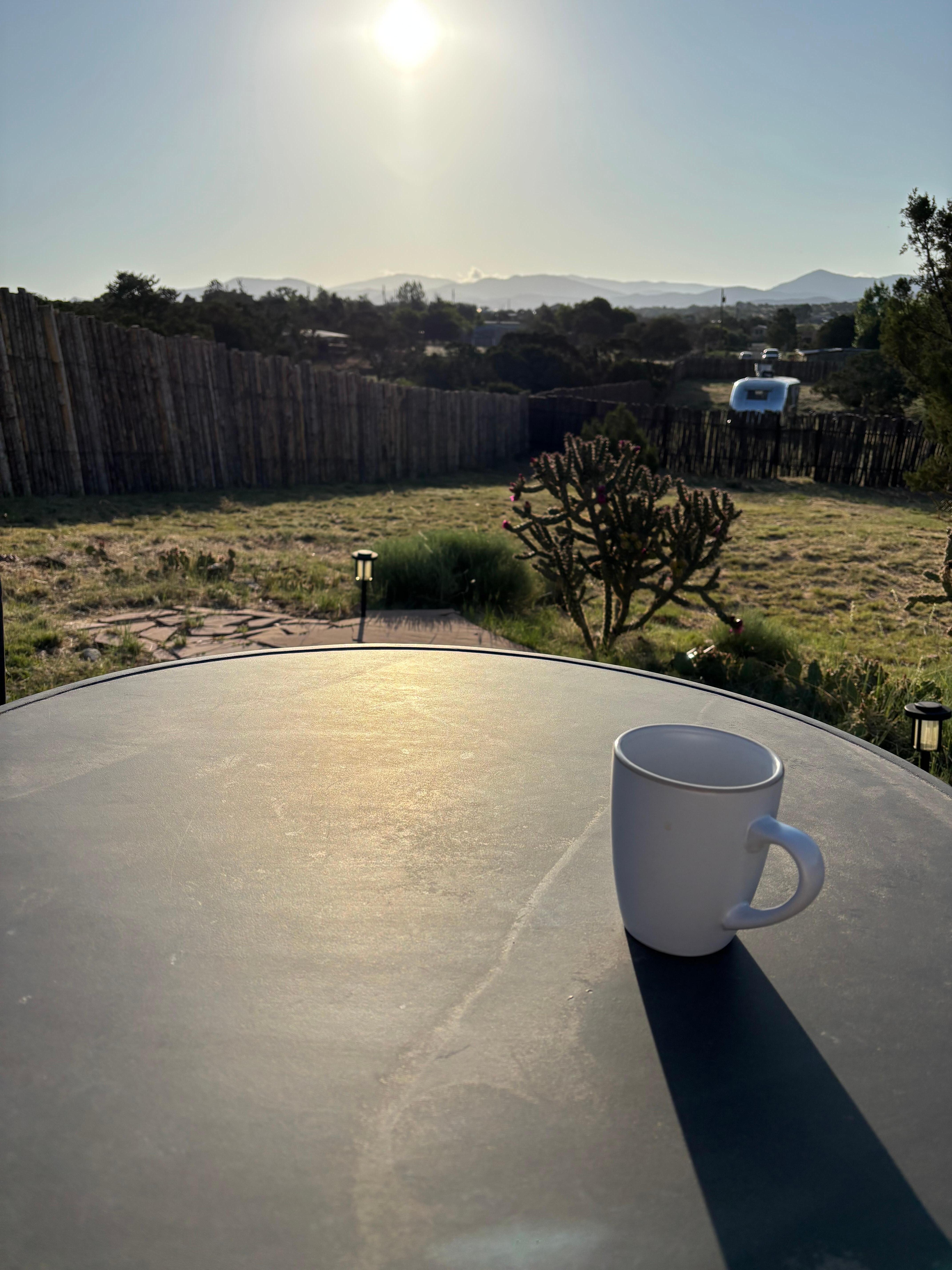 Coffee in the morning