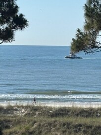 From our balcony