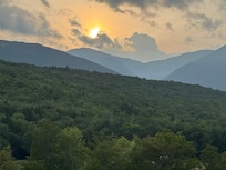 Beautiful sunset after a long day hiking Mount Washington.