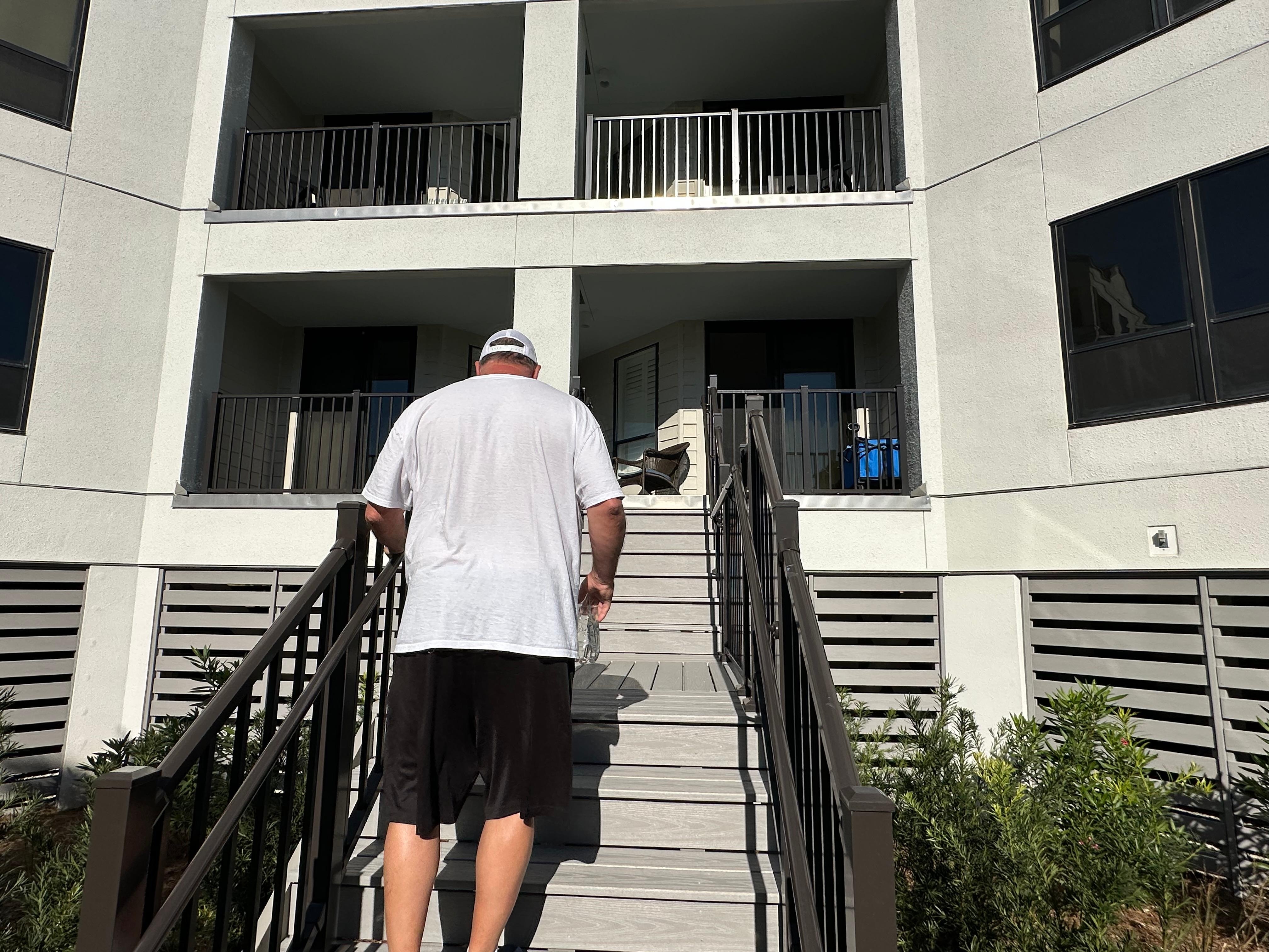 Easy beach access from unit. 