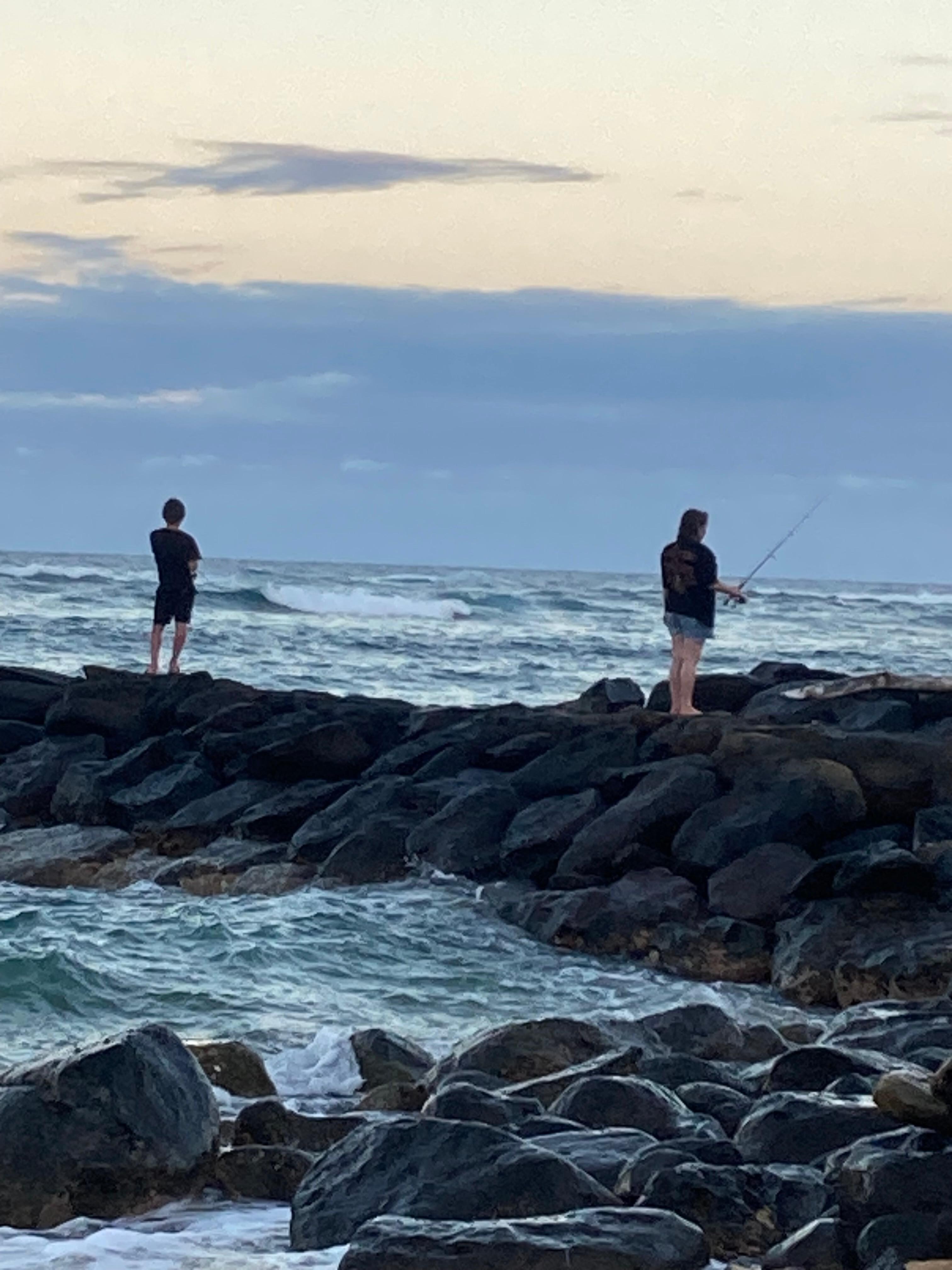 Fishing just steps away 