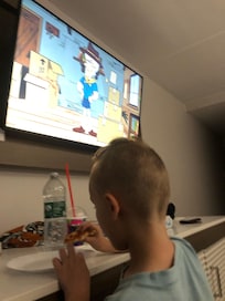 Pizza and television