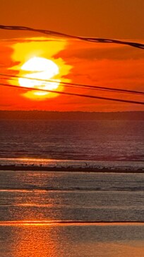 The sunsets were truly spectacular