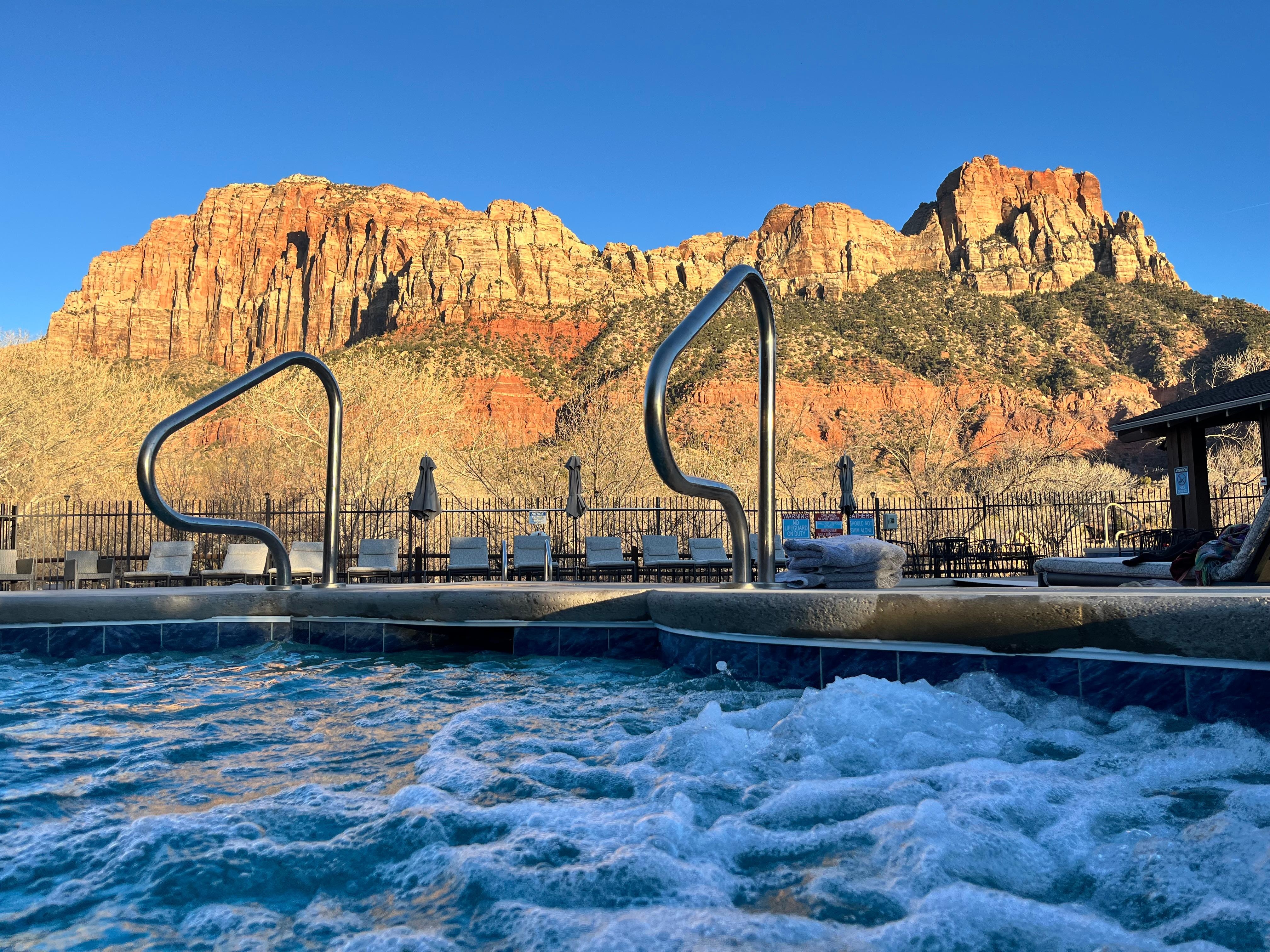 Hot tub view tough to beat!