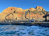 Hot tub view tough to beat!