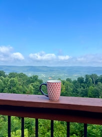 Coffee on the balcony
