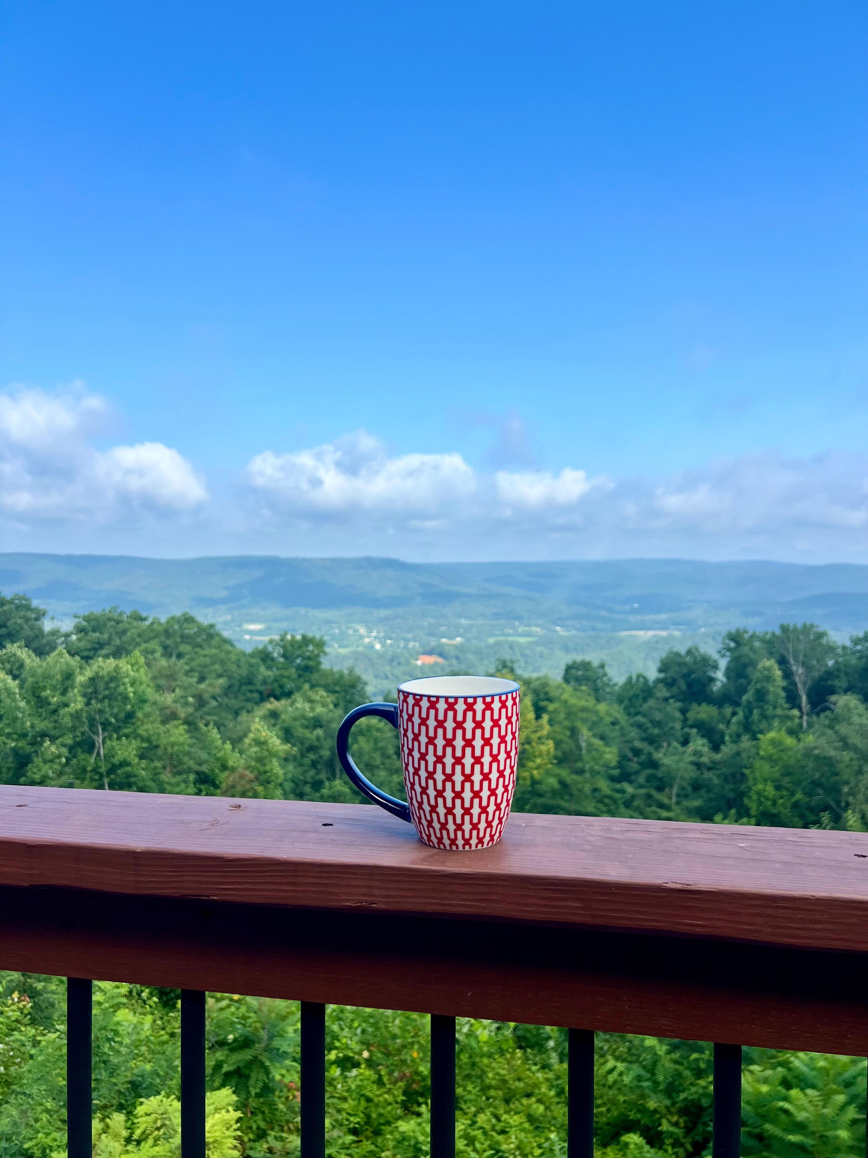 Coffee on the balcony 