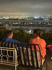 Evening views of San Diego