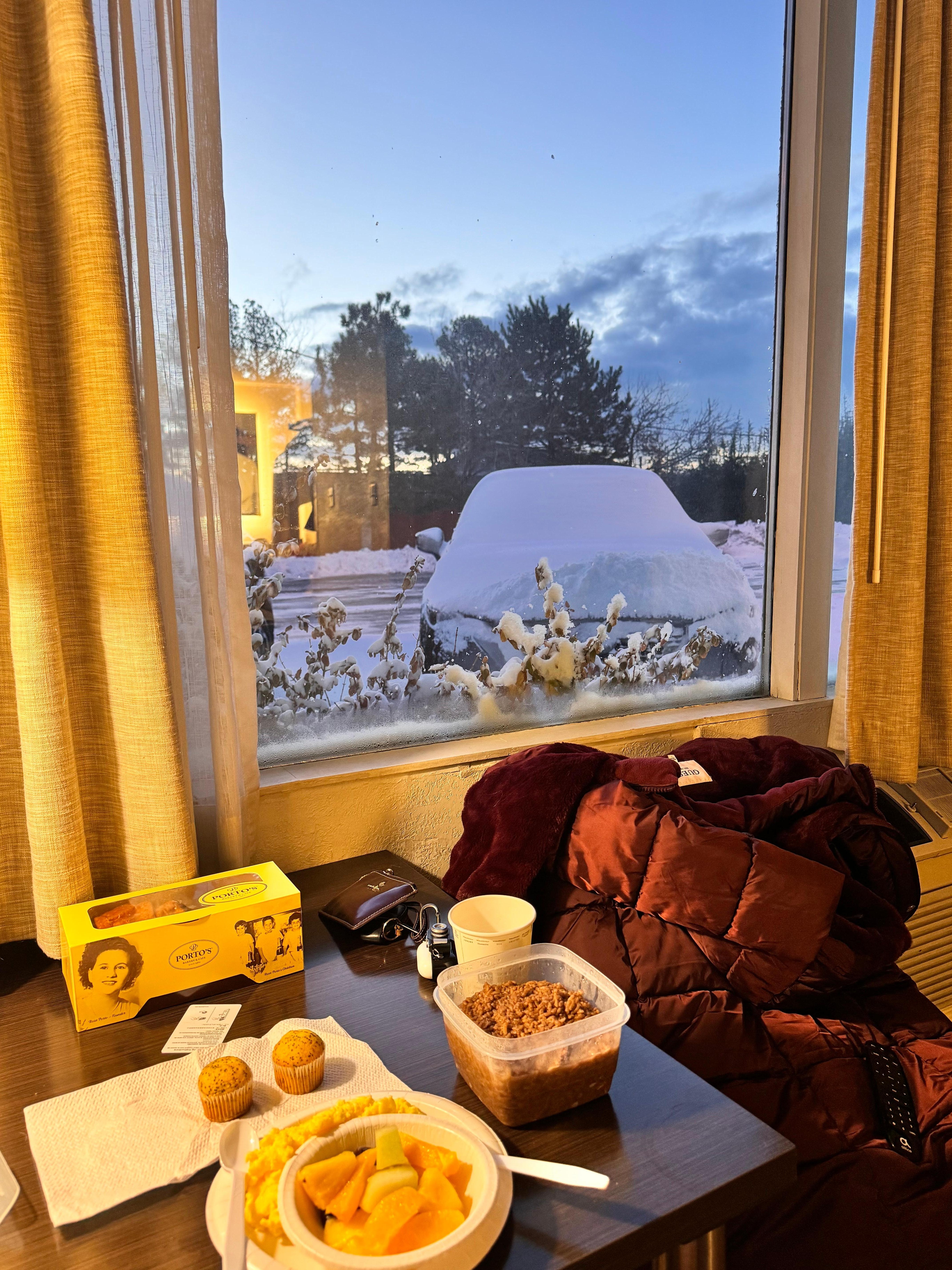 View from first floor room