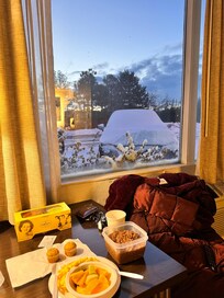 View from first floor room