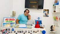 Beautiful couple running the show!