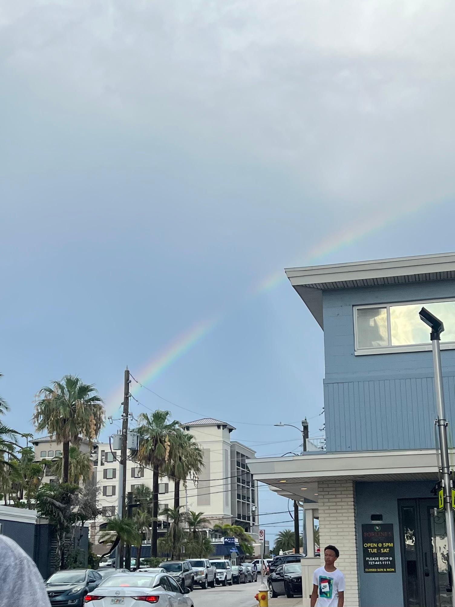 Courtyard Clearwater Beach Hotel at the end of the rainbow!