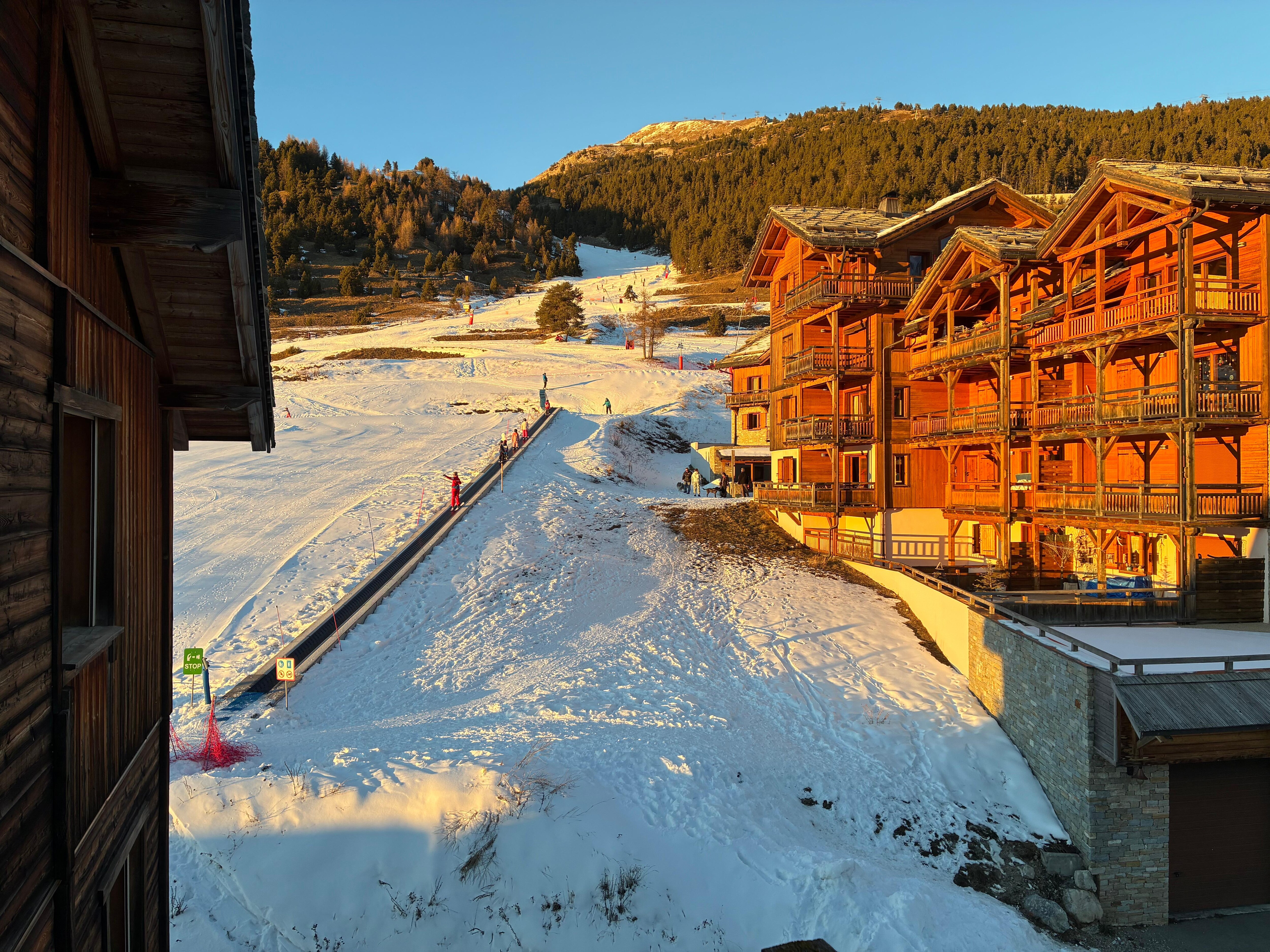 View from the side balcony