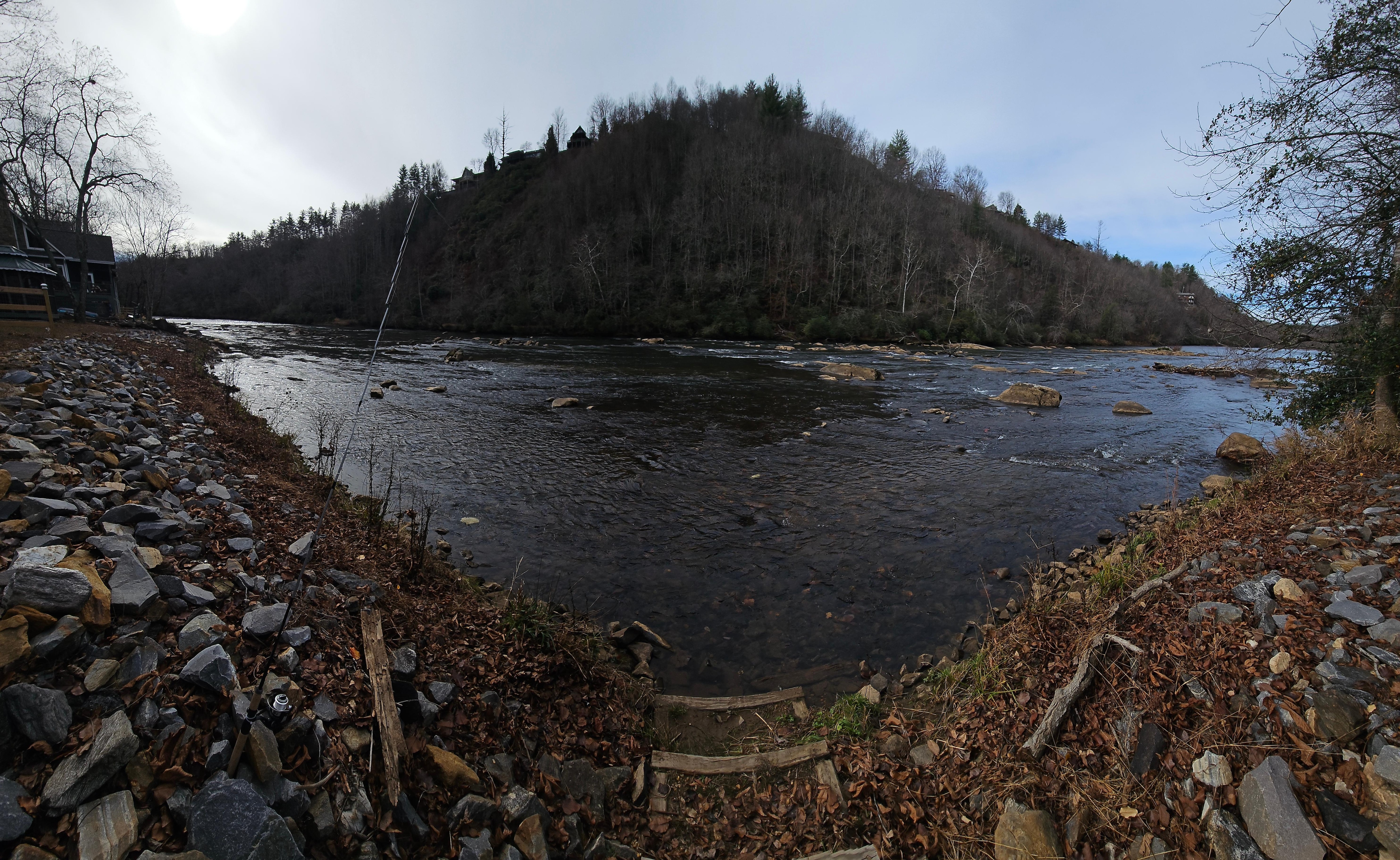 Great time relaxing by the river.