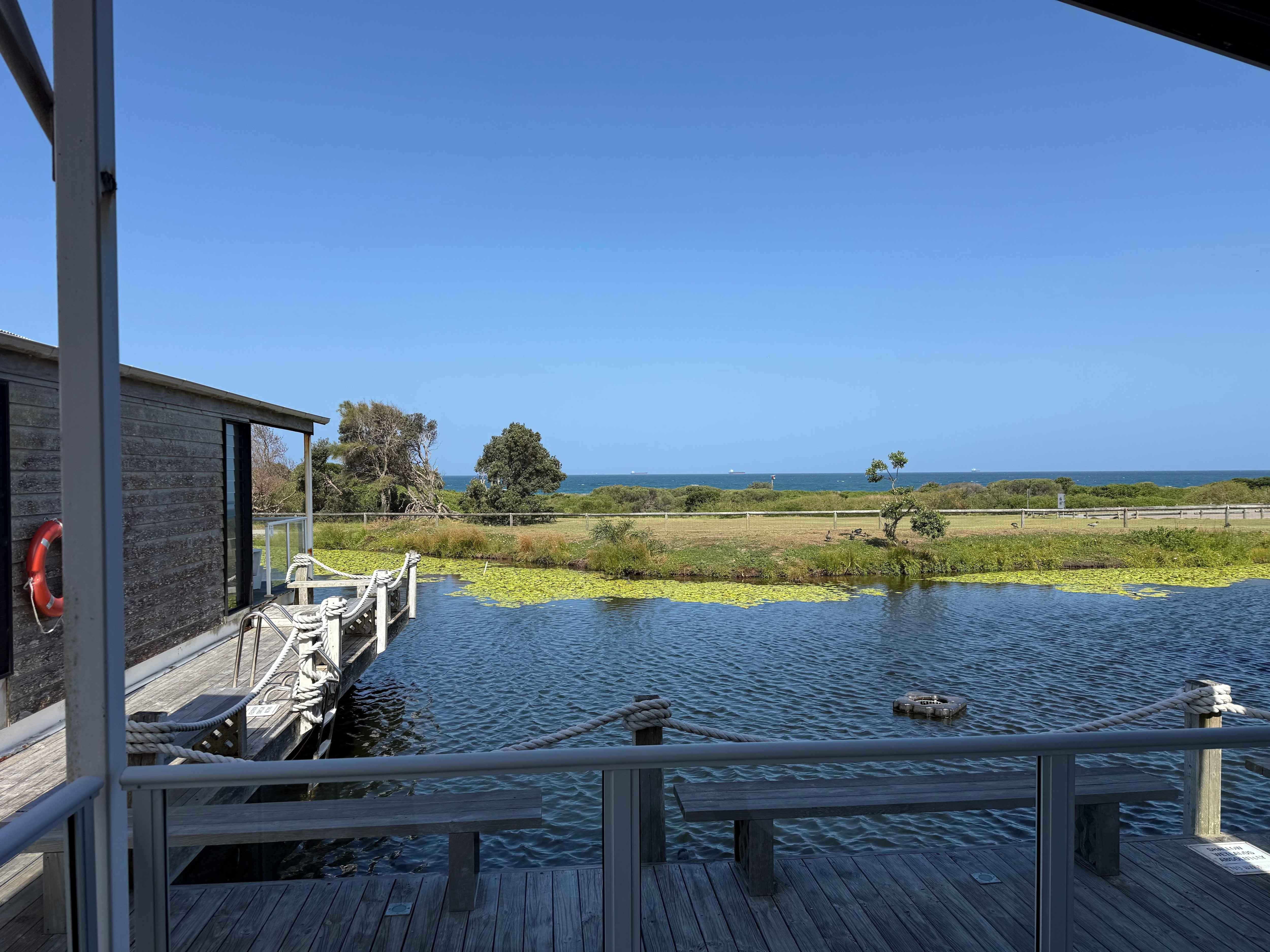 View from the bungalow