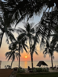 Sunset from the pool bar
