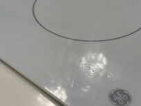 Greasy stovetop and countertops didn’t appear wiped