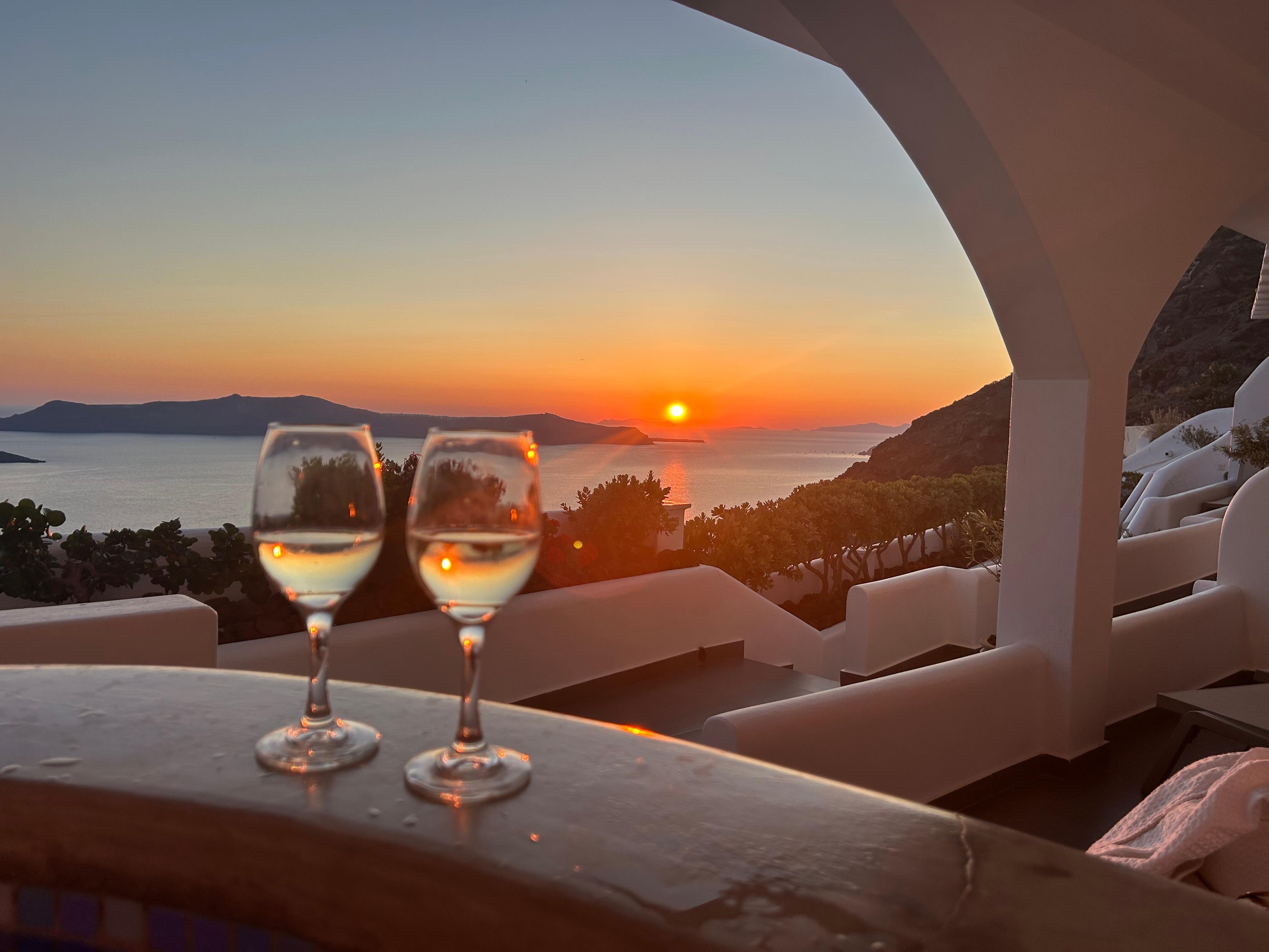 View from the plunge pool
