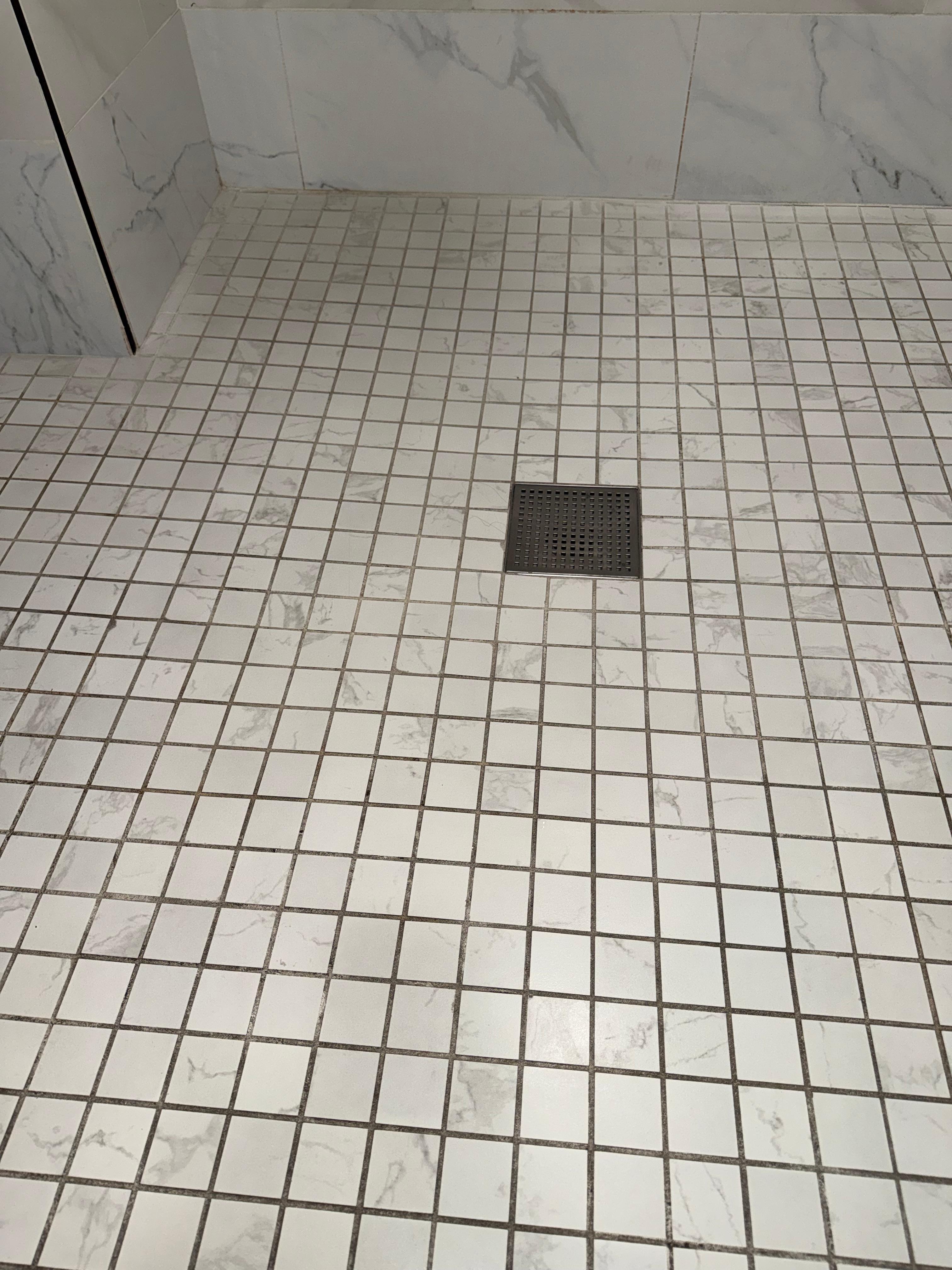 The bathroom floor was so dirty and the whole place smelled like dirty mop. 